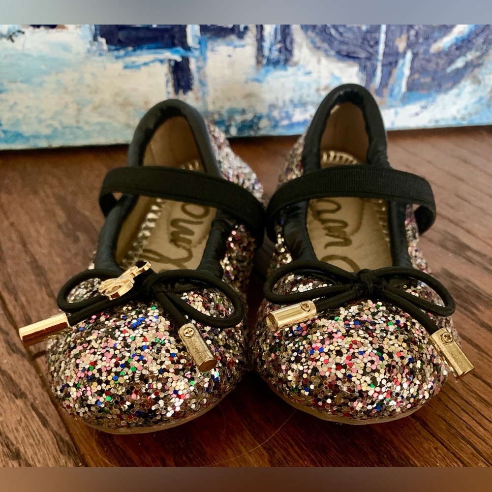Glitter Sam Edelman Felicia Ballet Flats - Picture 10 of 17